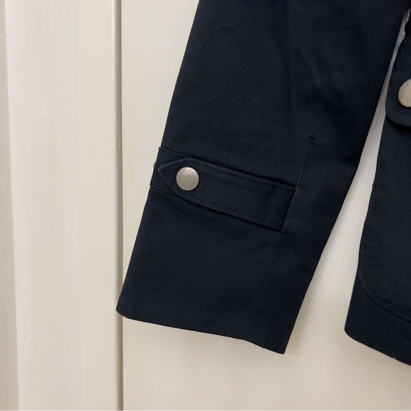 Rag & Bone Full Zip Mock Neck Utility Jacket Black Size 0​​ - Picture 6 of 16